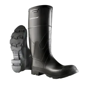 16" Economy Boots, PVC, Steel Toe, Size 10, Puncture Resistant Sole