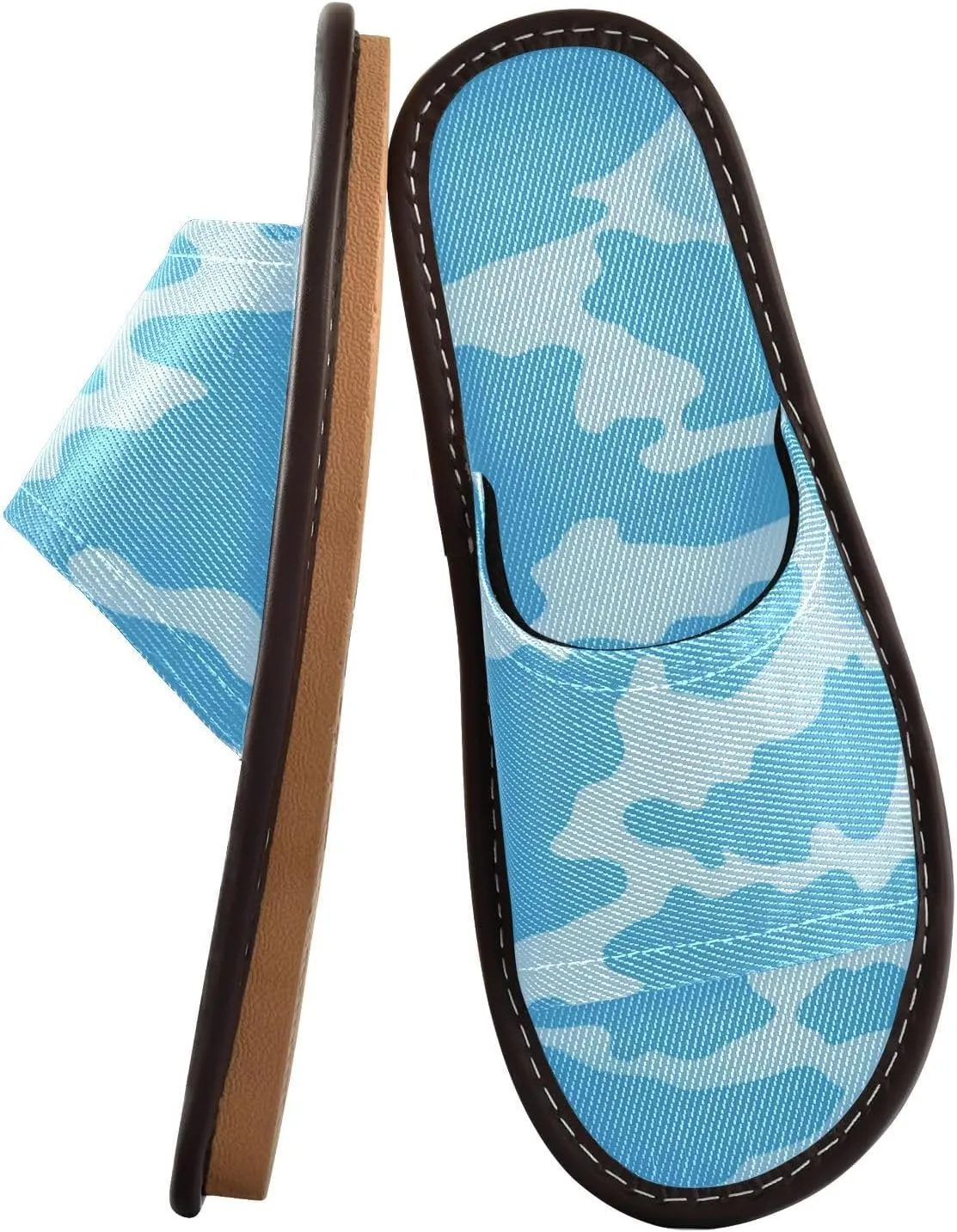Black Floral Foldable Flip Flops - Dirt-Resistant Travel Shoes | Non-Slip PVC Sole & Cushioned Arch | Compact Packable Design (Classic Monochrome)