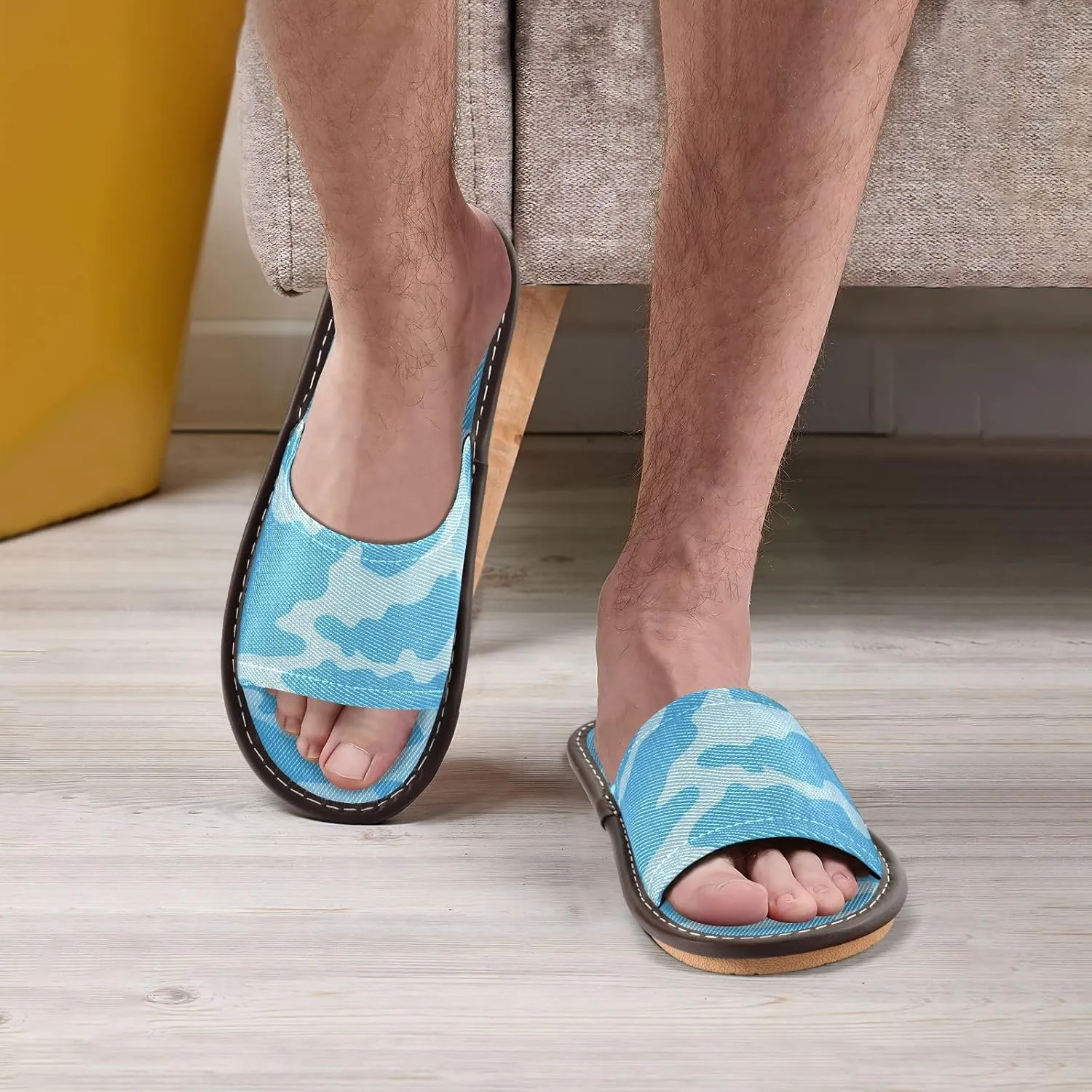 Black Floral Foldable Flip Flops - Dirt-Resistant Travel Shoes | Non-Slip PVC Sole & Cushioned Arch | Compact Packable Design (Classic Monochrome)