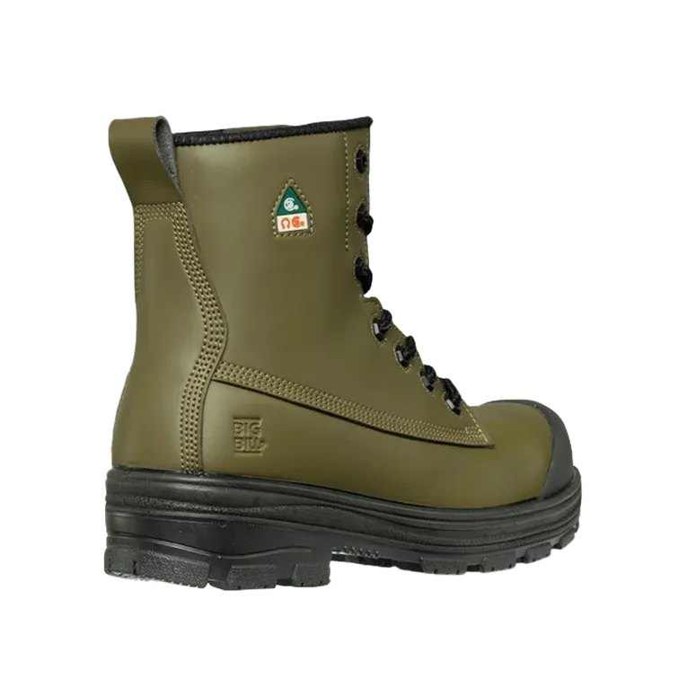 Boots - Big Bill Men’s Vegan Metal Free Work Boots 8", BB5240