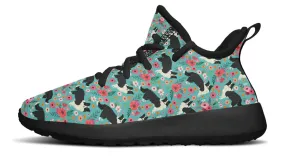 Border Collie Flower Kids Sneakers