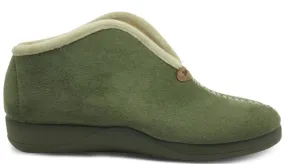 DE VALVERDE Cuddles Green Ladies Slipper