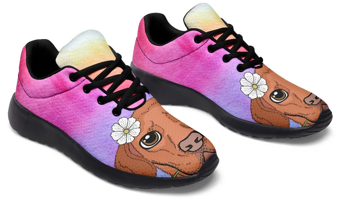 Fun Floral Vizsla Sneakers