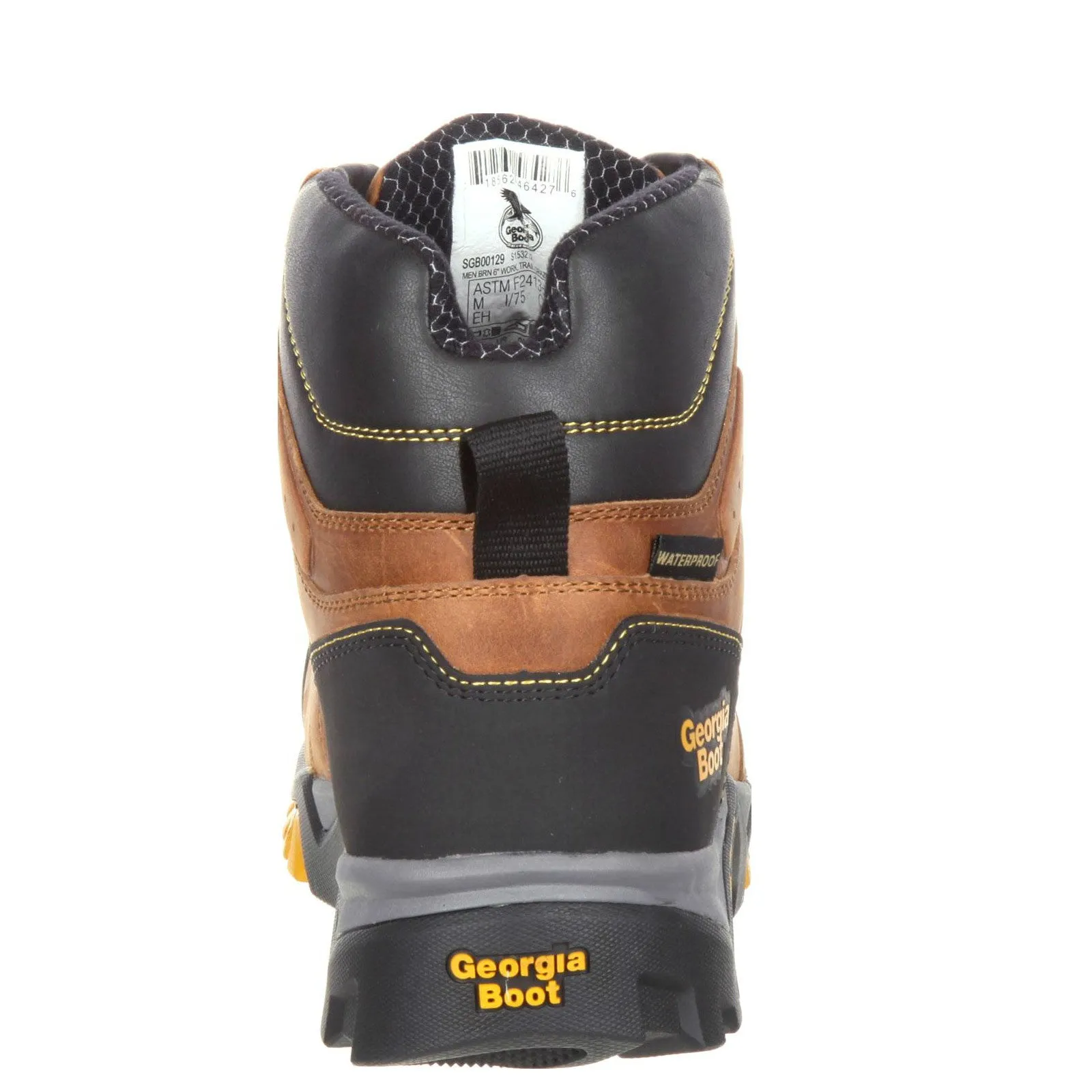 Georgia Men's 6" Amplitude Composite Toe Waterproof Work Boot - Trail Crazy Horse GB00129