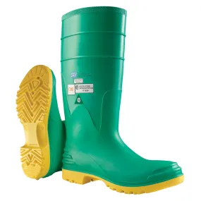 Hazmax® 16" Kneeboot, PVC, Steel Toe, Size 9, Puncture Resistant Sole