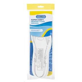 Heel2Toe Memory Foam Insoles 1 Pair