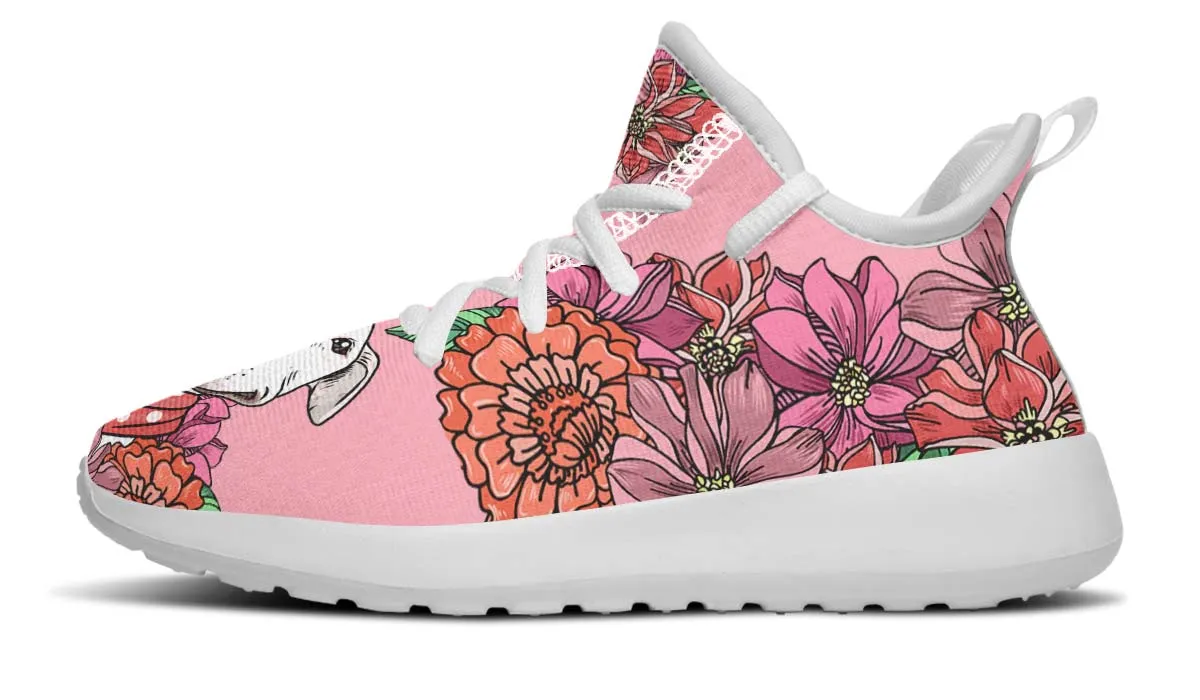 Illustrated Pitbull Kids Sneakers