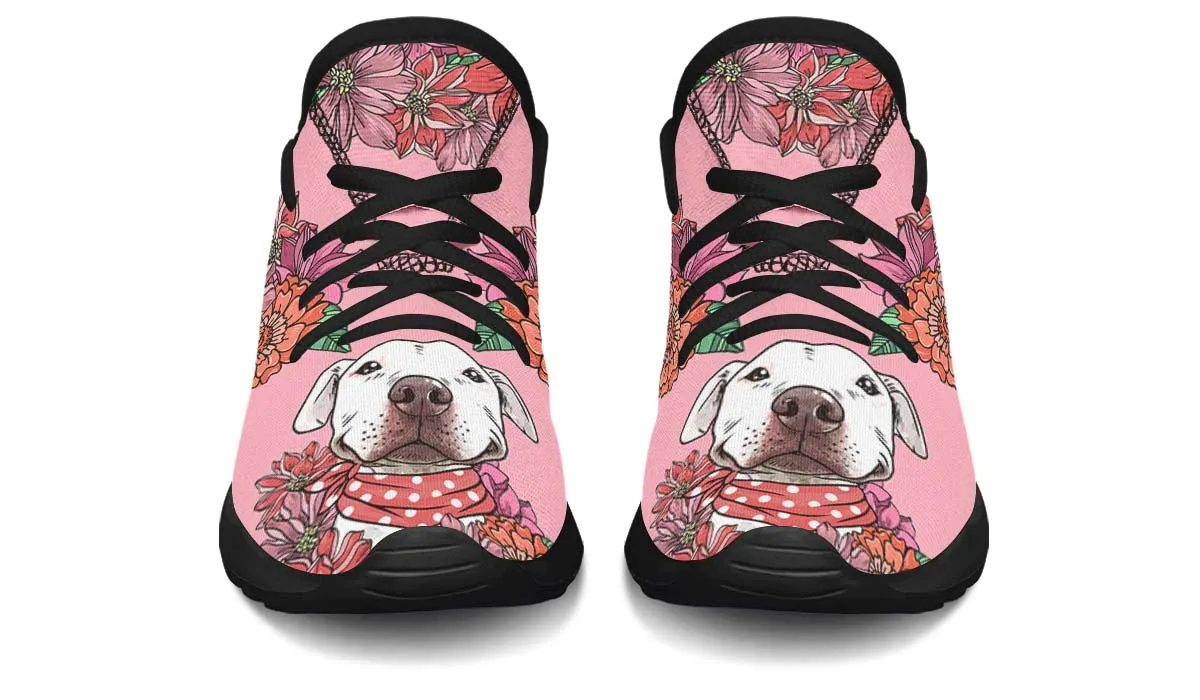 Illustrated Pitbull Kids Sneakers