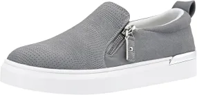 Jeossy Women's Slip On Shoes Casual Fashion Sneakers 8010 Arch Support Loafers for Women with Zipper