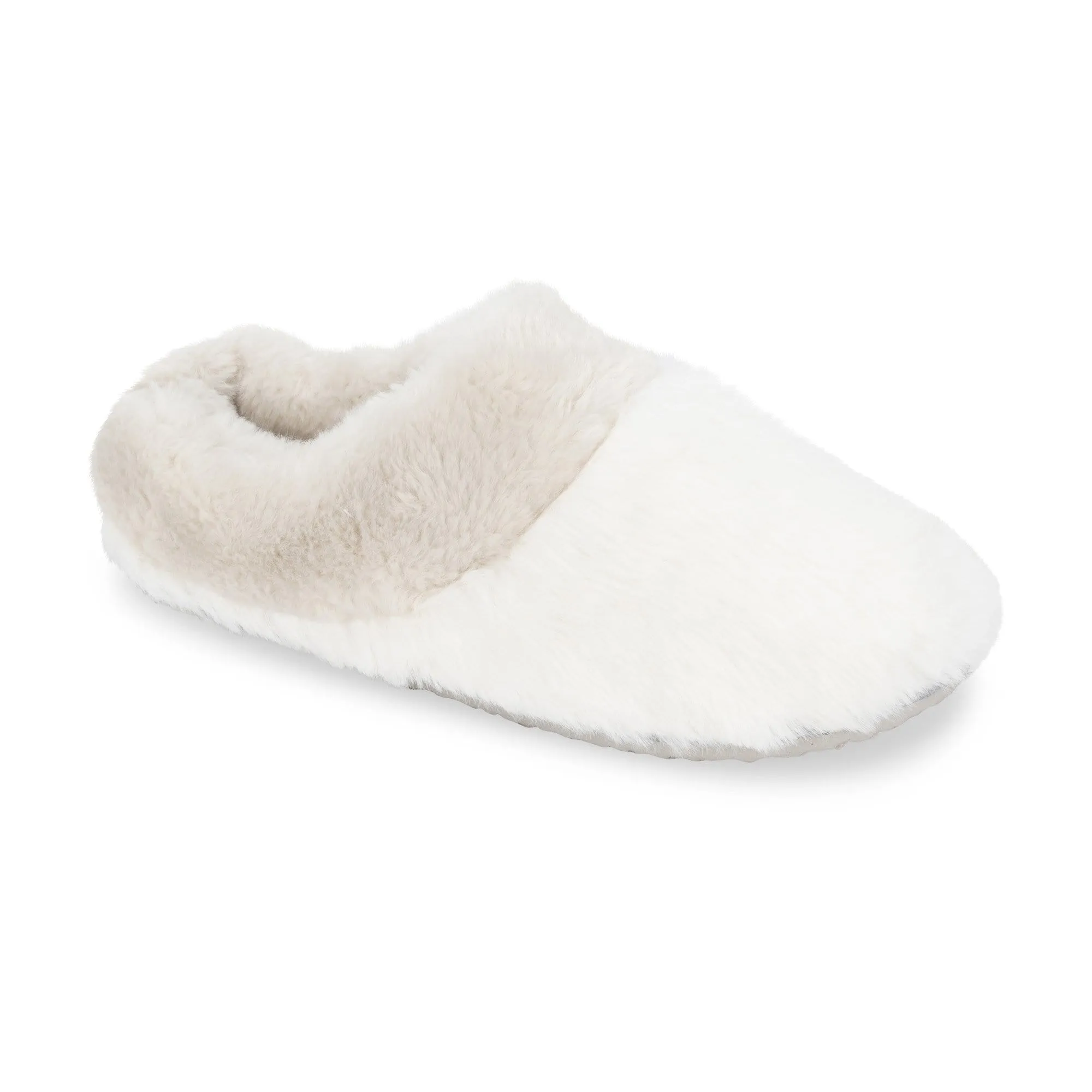 Lemon Lux Faux Fur Scuff Slipper