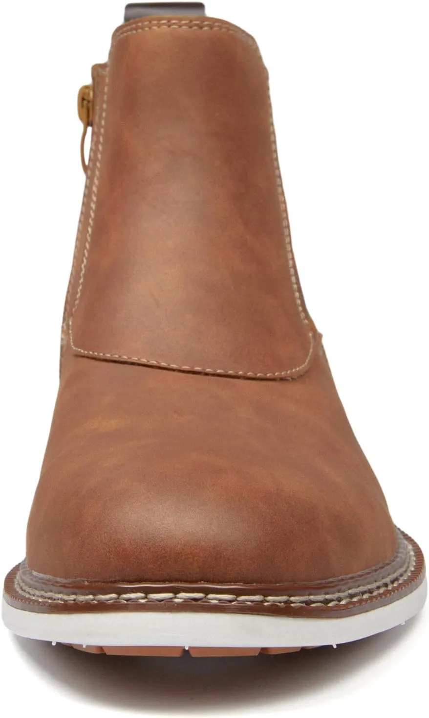 Men's Chelsea Boots Casual Chukka Ankle Boots Side Zipper Clouser Elastic Dress Boots Work Shoes for Men.