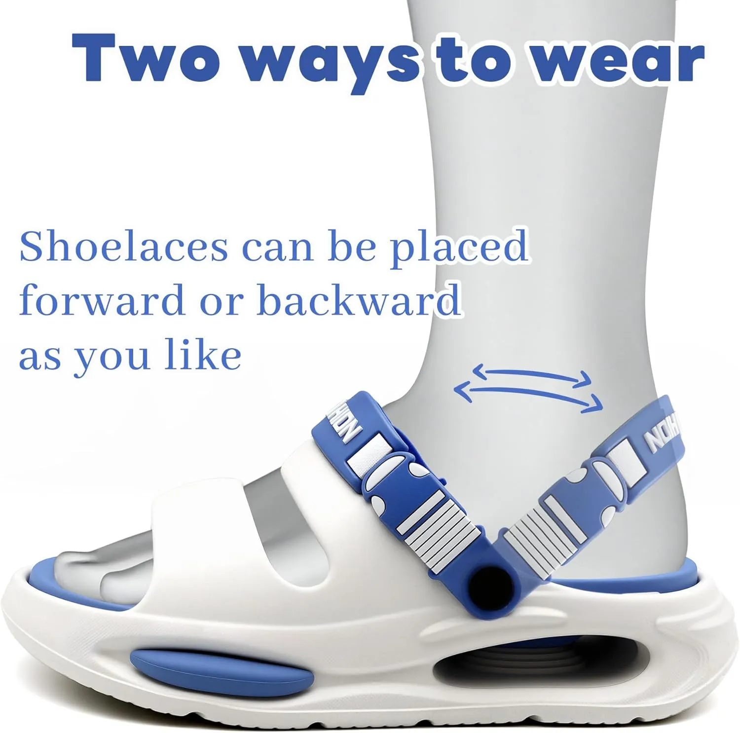 Men's Slide Sandals Indoor and Outdoor, Casual Platform Slide Sandals for Men Spring Summer, Lightweight Comfortable Cushioned Open Toe Men’s Slippers Shoes