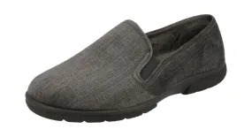 Men'S Slippers / House Shoes (Kendal)2V Wide Fit By Db Shoes in Grey