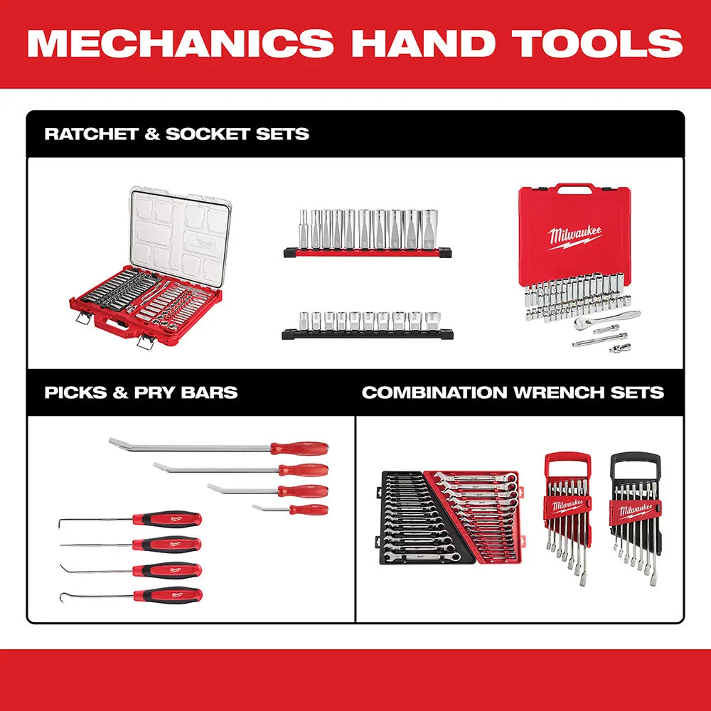 Milwaukee 48-22-9000 12 Piece 3/8" Drive SAE Socket Set
