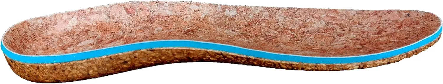 Nature Cork Arch Support Insoles for Men and Women Shoe Inserts Orthotic Inserts Flat Feet Foot - Plantar Fasciitis Orthotic Insoles for Arch Pain High Arch - Boot Insoles (Women 10.5-11/Men 10-10.5)