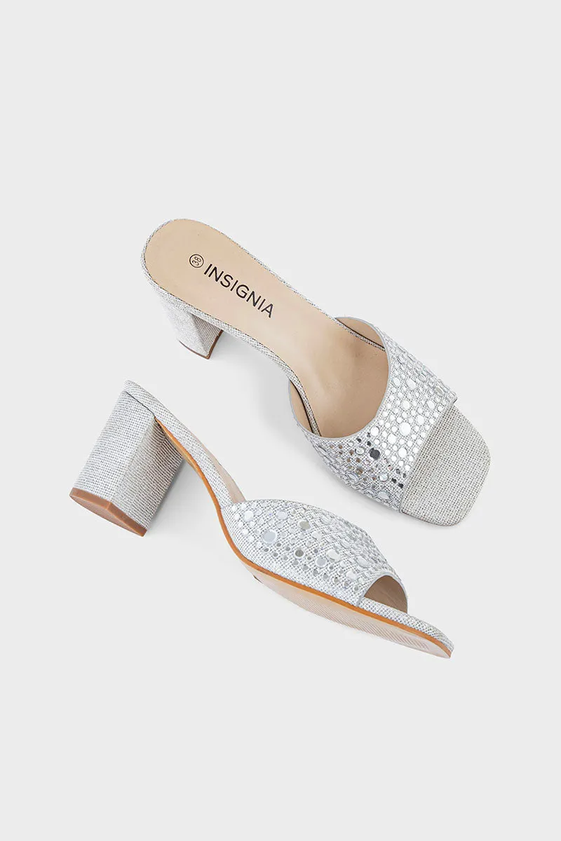 Party Wear Slip On IP0033-Silver