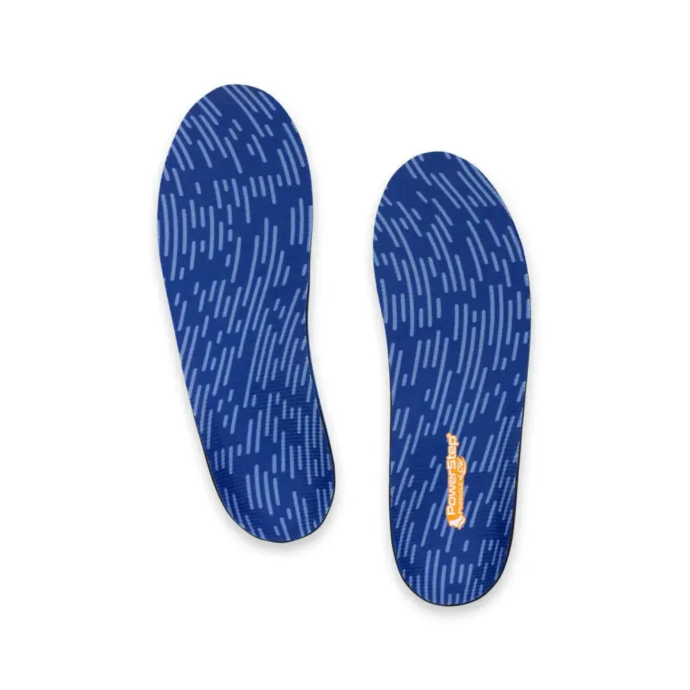 PowerStep Pinnacle Low Insoles – Designed for Low Arches and Overpronation Relief