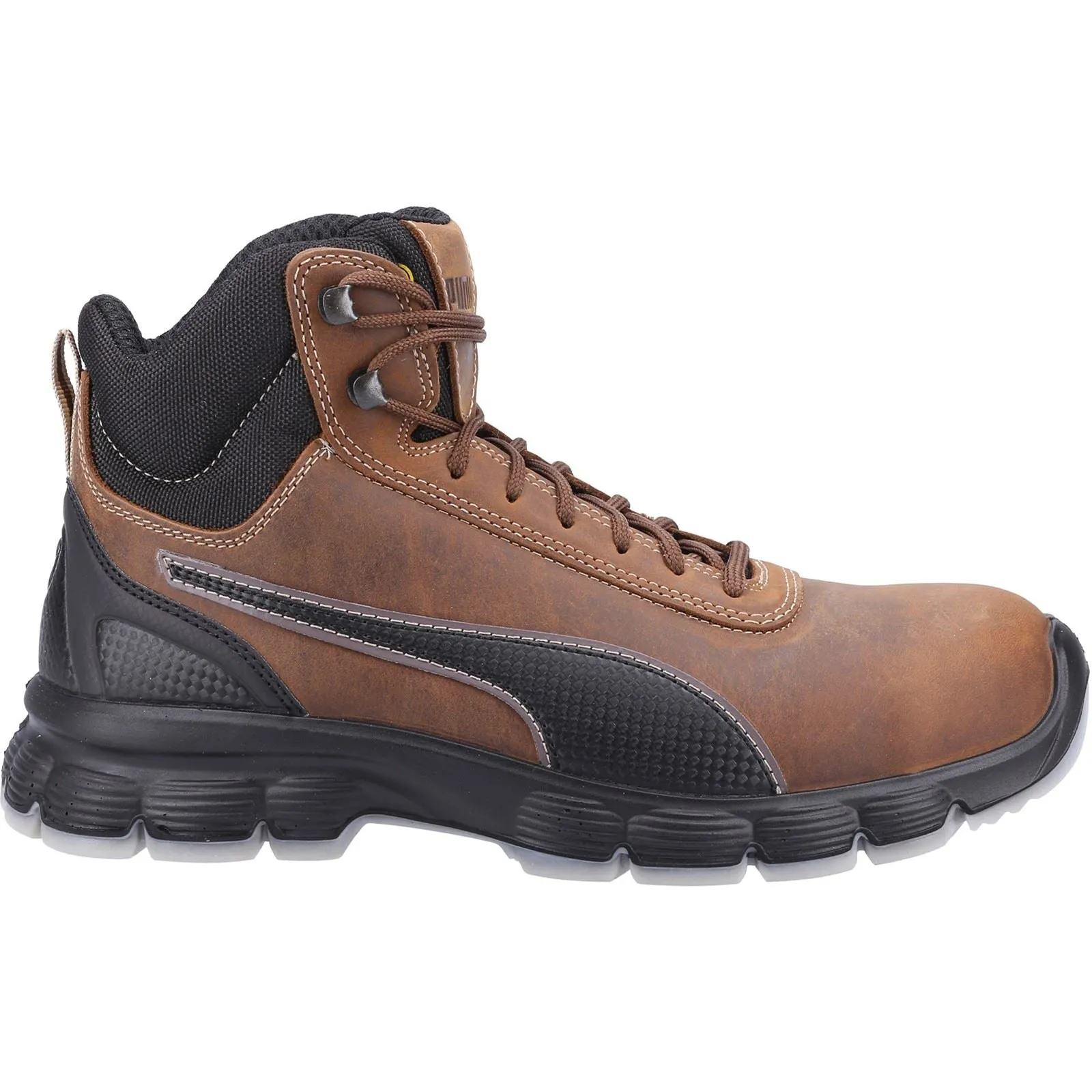 Puma Safety Condor Mid Nubuck Brown Safety Boots