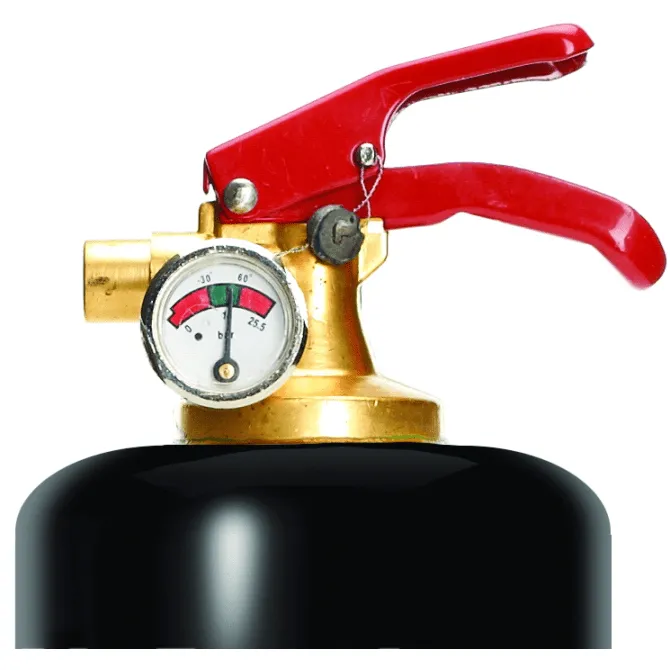 "KITCHEN: The Chic and Stylish Safe-T Fire Extinguisher - A Blend of Safety and Sophistication for Your Home"