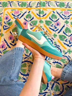 Retro Brights Rubber Sole Sneaker- Green