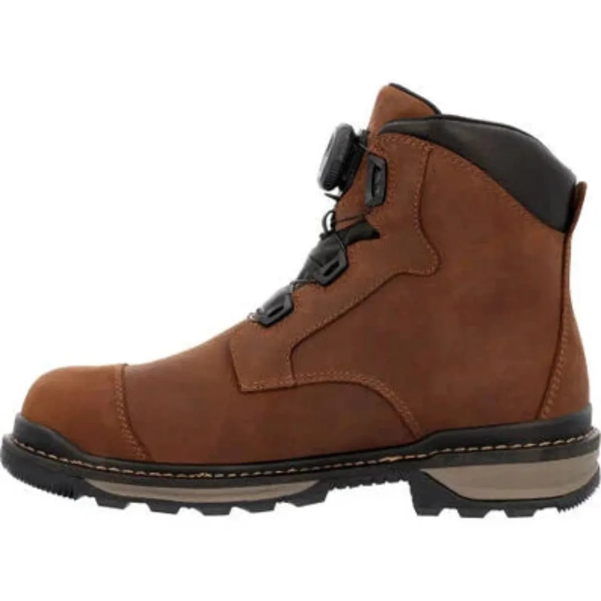 Rocky Rams Horn Men's Composite Toe Waterproof Work Boots Rkk0390 In Brown