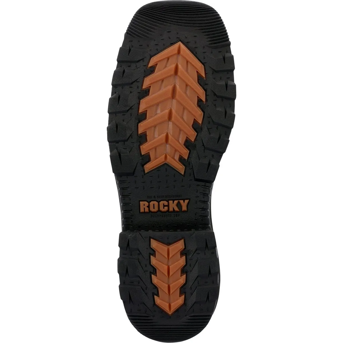 Rocky Rams Horn Men's Composite Toe Western Boots Rkw0407 In Brown