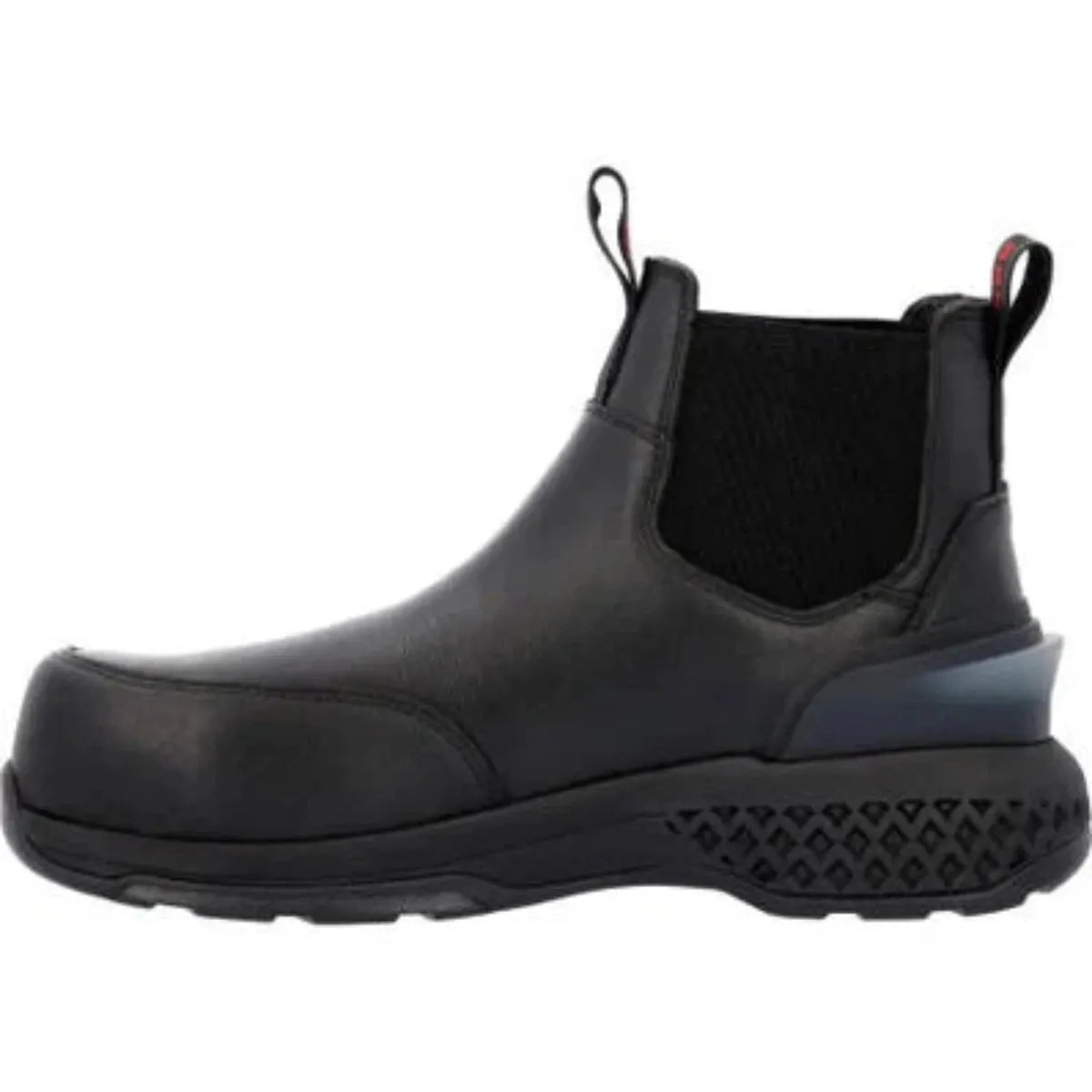 Rocky Station Slip-on Men's Composite Toe Boots Rkd0114 In Black