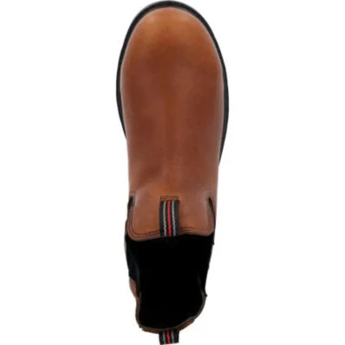 Rocky Usa Worksmart Men's Waterproof Composite Toe Work Chelsea Boots Rkk0400 In Brown