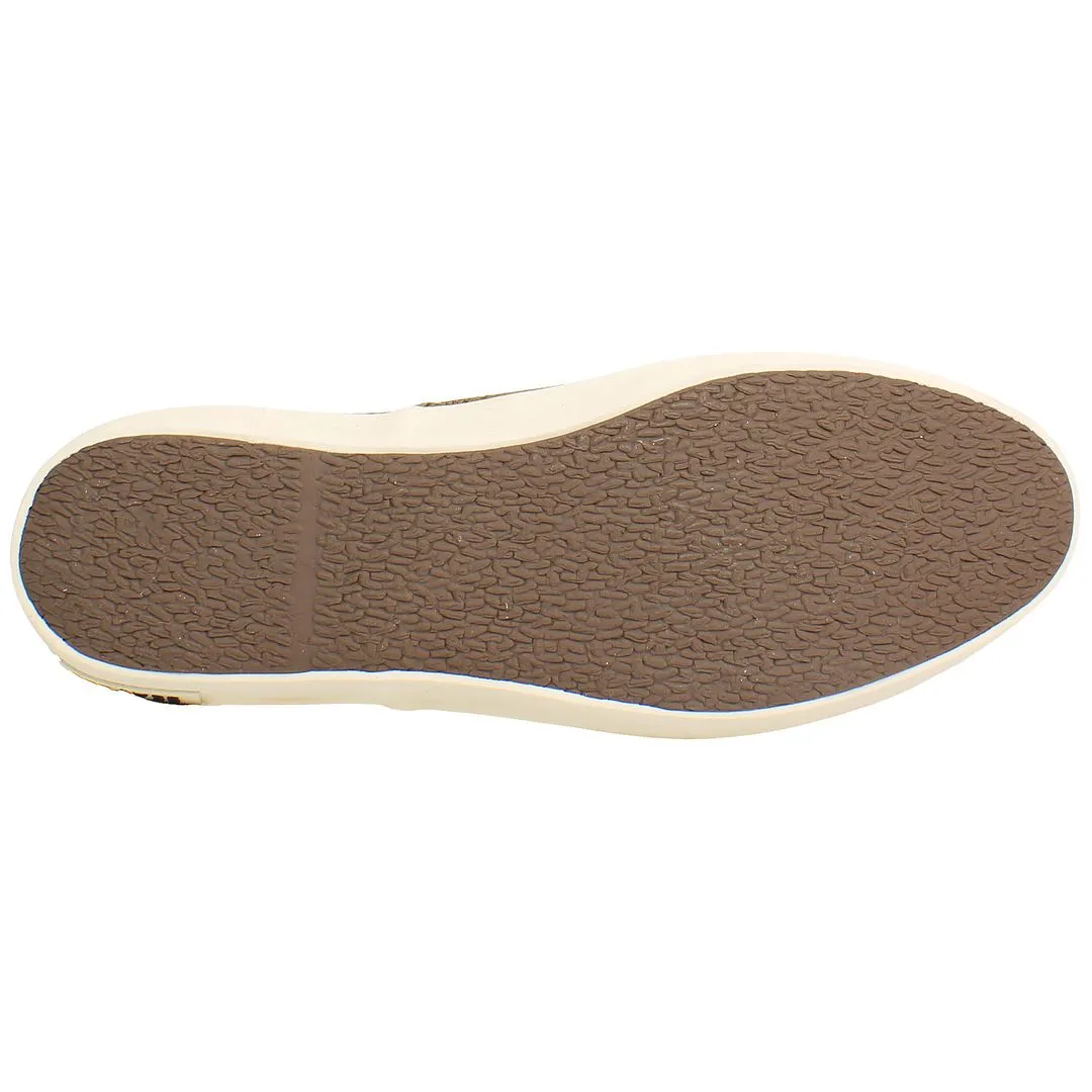 Seavees Baja Raffia Mens Brown Plimsolls