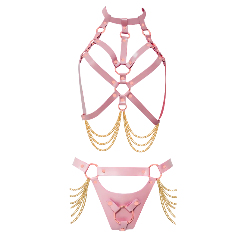 Shaki Love Affair Strap On Harness With Silicone Dildo