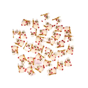 Snowy Snowman Charms (4pcs)
