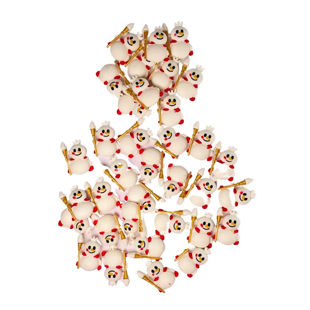 Snowy Snowman Charms (4pcs)