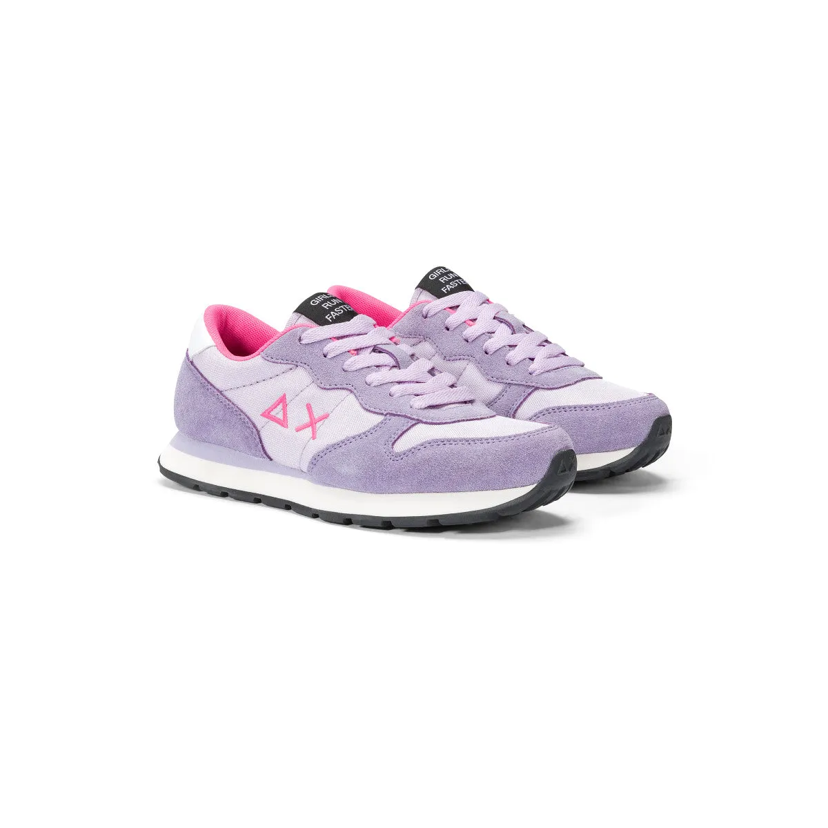 SUN68 ALLY SOLID NYLON LILLA SNEAKERS FOR TEEN GIRLS