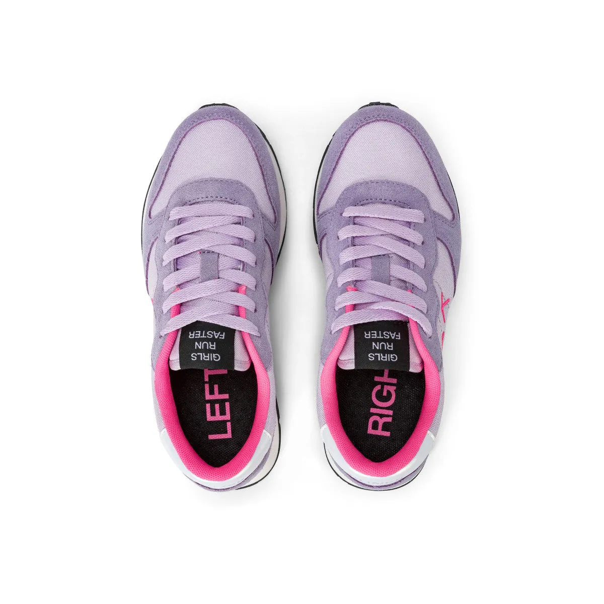 SUN68 ALLY SOLID NYLON LILLA SNEAKERS FOR TEEN GIRLS