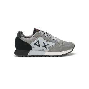 SUN68 JAKI SOLID MEDIUM GREY SNEAKERS FOR MEN