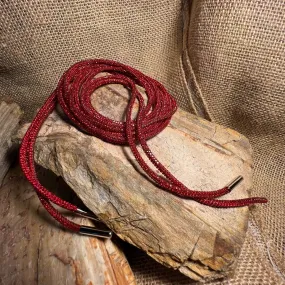 Super Blingy Crystal RED Shoestrings