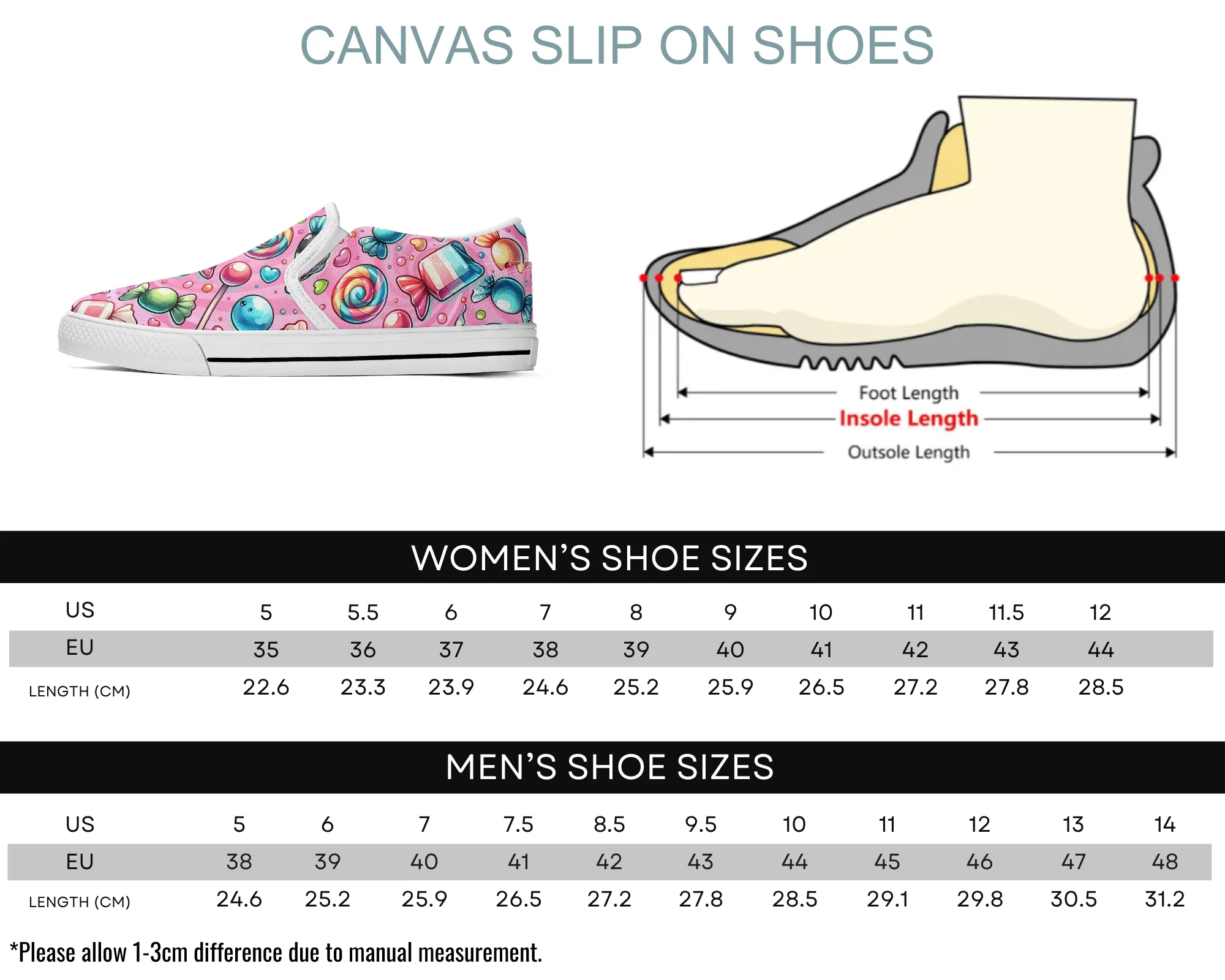 Sweet Feet Slip Ons