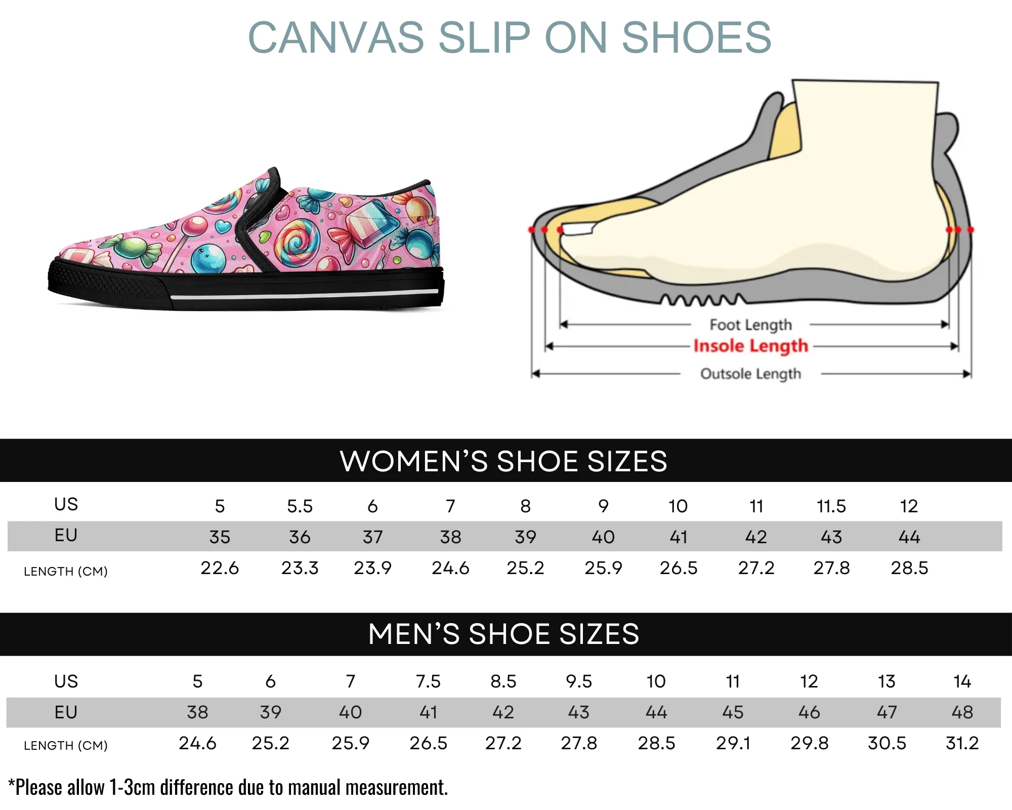 Sweet Feet Slip Ons