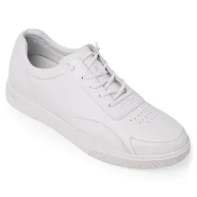 This item only ships to Europe - 5CM / 1.95 Inches CMR CHAMARIPA White Elevation Sneakers for Men