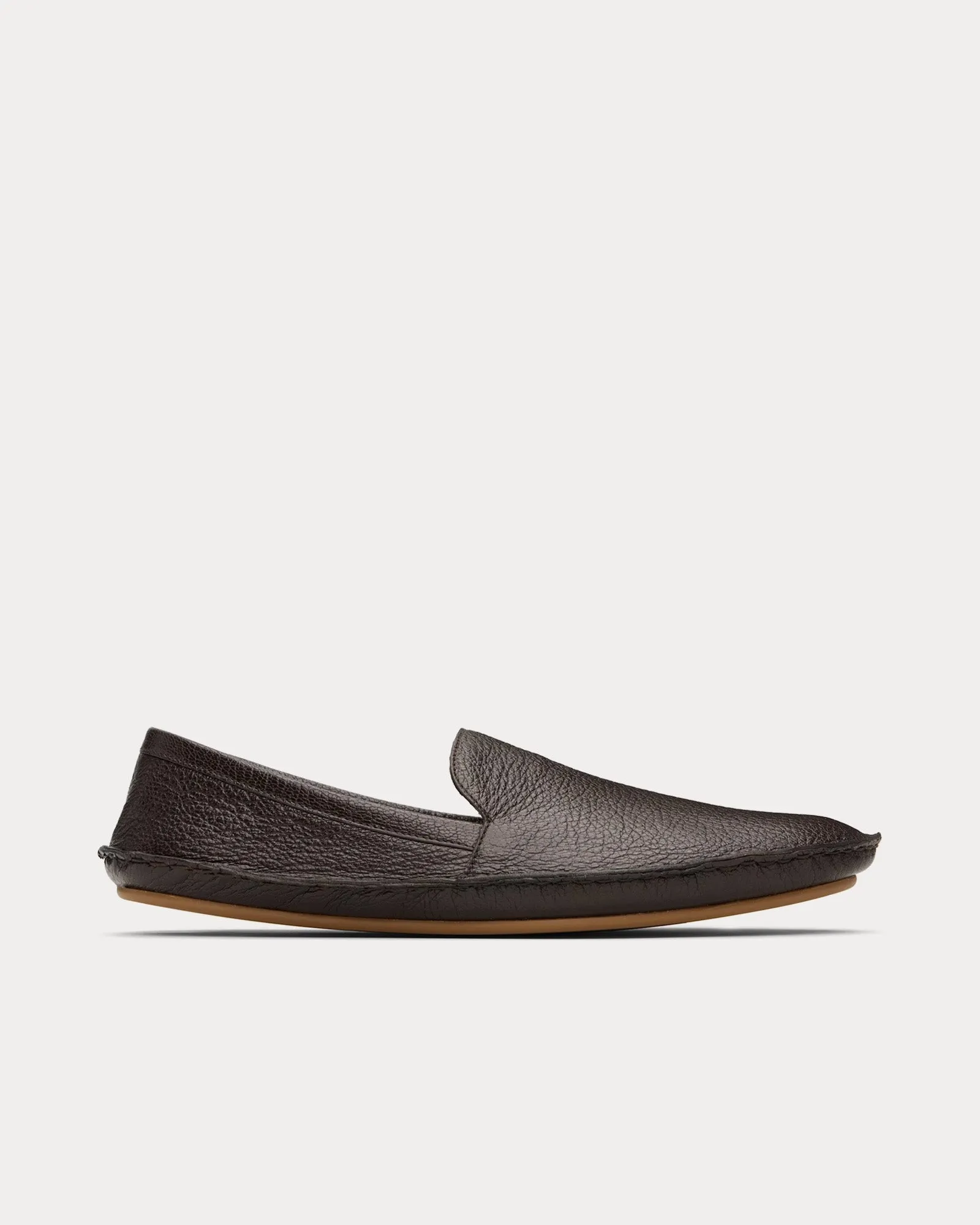 Vasko Leather Lacquer Brown Slip Ons