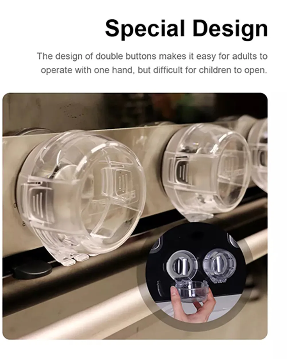 Vee Seven Baby Safety Oven Knob Cover