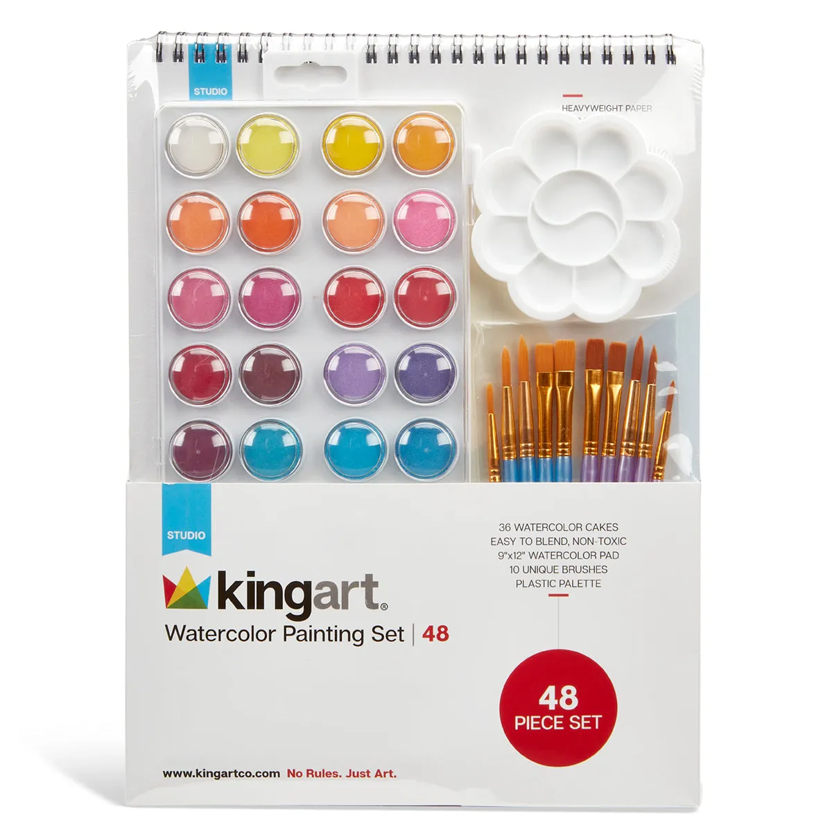Watercolor Paint Set 48 pc