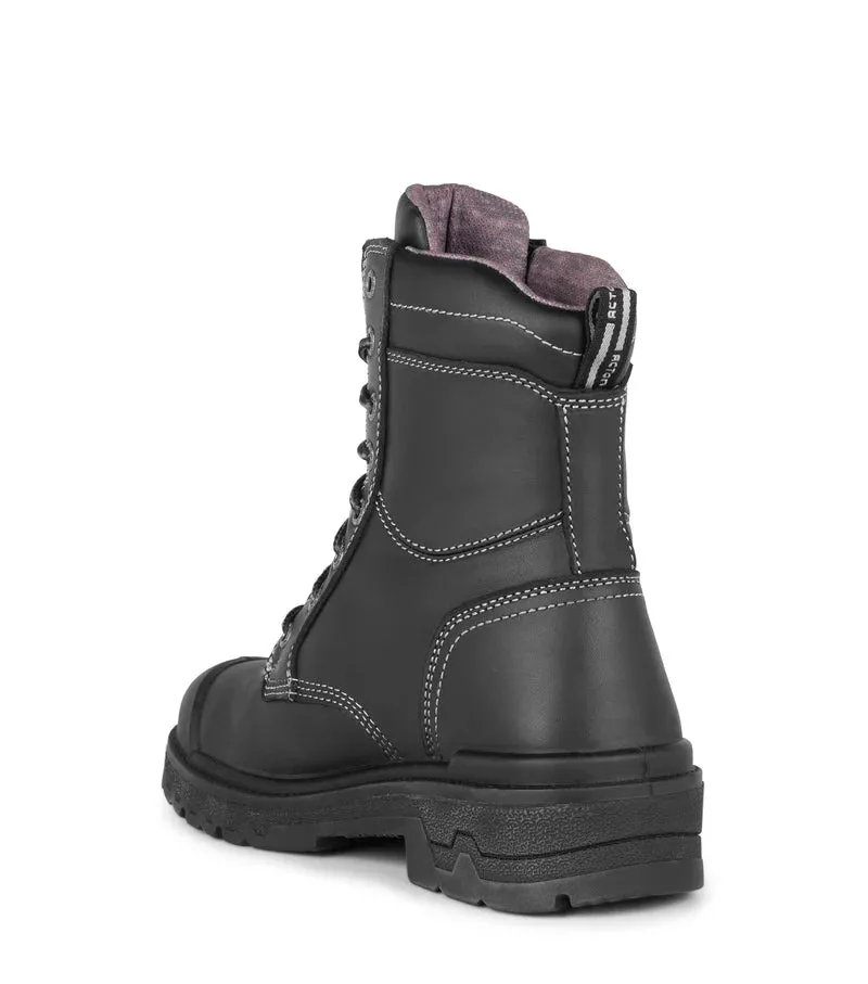 Work Boots - Acton Fierce-I-Met, Flexible Metguard, 8" Women’s Work Boots, A9304-11