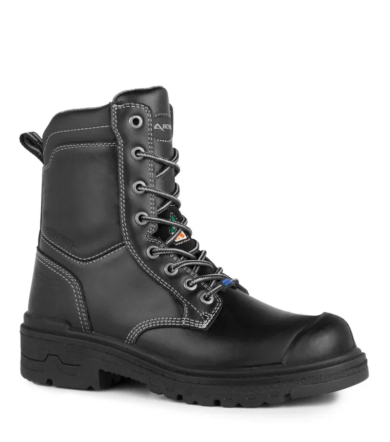 Work Boots - Acton Fierce-I-Met, Flexible Metguard, 8" Women’s Work Boots, A9304-11
